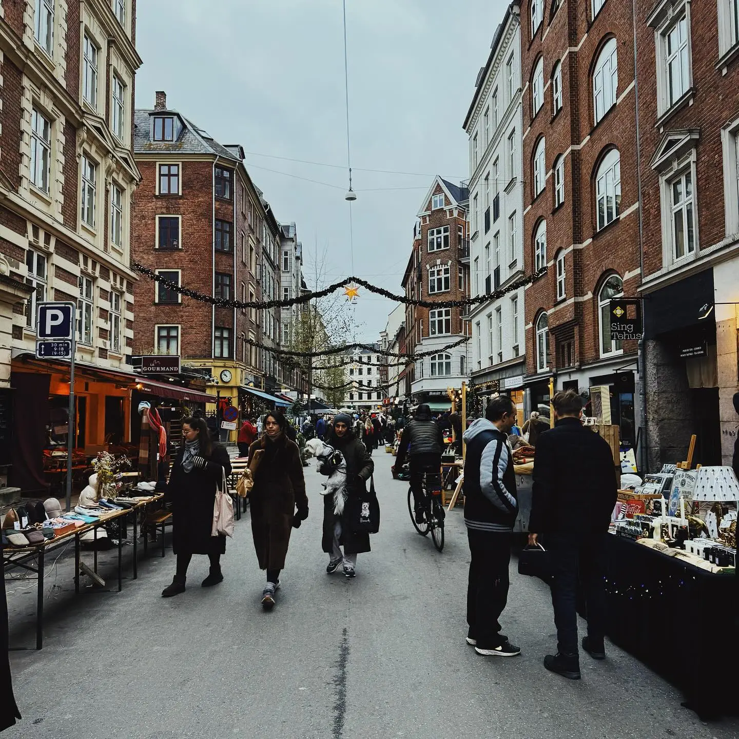 Julemarked på Værnedamsvej